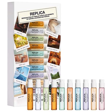 maison margiela 'replica' memory box perfume set|maison margiela perfume samplers.